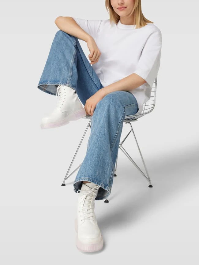 ARMANI EXCHANGE Schnürboots In Leder-Optik - Weiß 3 ARMANI EXCHANGE Schnürboots In Leder-Optik - Weiß