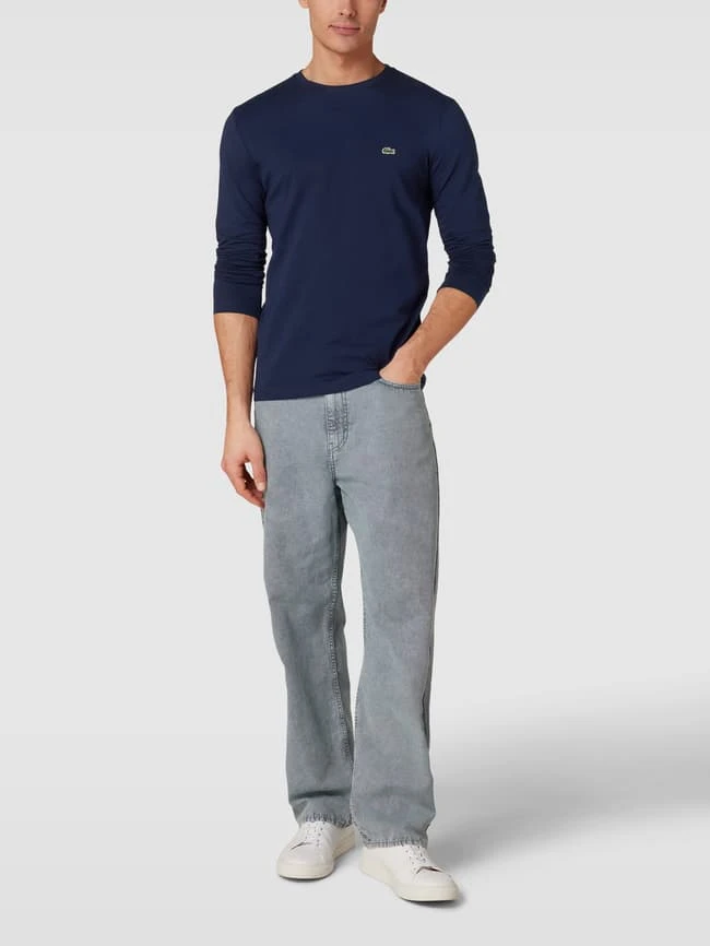 Lacoste Longsleeve Mit Logo-Stitching - Marineblau 3 Lacoste Longsleeve Mit Logo-Stitching - Marineblau
