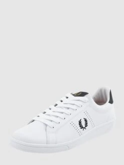 Fred Perry Sneaker Aus Leder - Weiß
