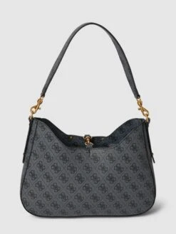 Guess Handtasche Mit Allover-Logo Modell 'BRENTON' - Schwarz -Guesi Bekleidung Geschaft a18koia2a5850dia716jei298d5l8cqk9ks42i2k6gql0iac6d84ojam68q4gja59964ci1l88p4kgpj9l3j4dj46lijecb66orj4p9k6orjio9i6koj6db66tijiphocorjcc0