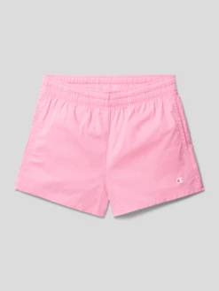 CHAMPION Shorts Mit Logo-Print - Pink