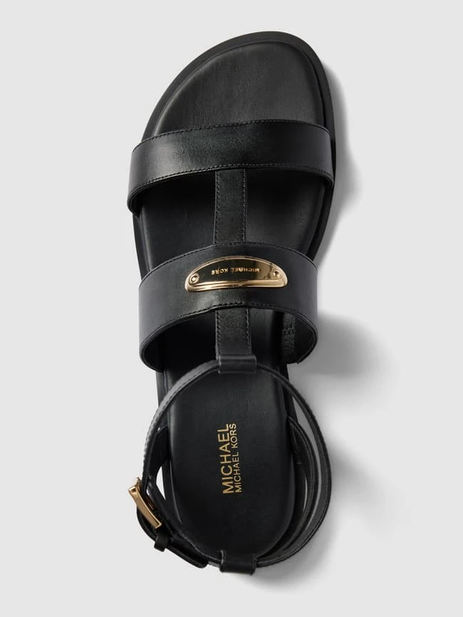 MICHAEL Michael Kors Sandalen Mit Label-Details Modell 'DARCY' - Schwarz 7 MICHAEL Michael Kors Sandalen Mit Label-Details Modell 'DARCY' - Schwarz – Bild 5