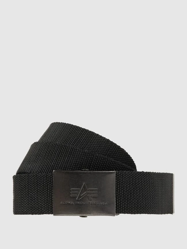 Alpha Industries Gürtel Mit Koppelschließe - Schwarz 3 Alpha Industries Gürtel Mit Koppelschließe - Schwarz