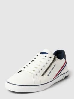 Tom Tailor Sneaker Mit Label-Details - Weiß