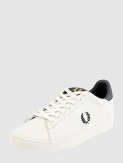 Fred Perry Sneaker Aus Leder - Weiß