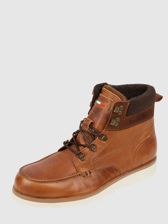 Pantofola DOro Boots Aus Leder Modell 'Bormio' - Cognac 3 Pantofola DOro Boots Aus Leder Modell 'Bormio' - Cognac