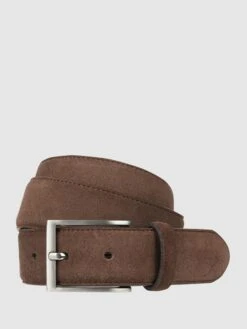 MCNEAL Gürtel Aus Veloursleder - Schokobraun