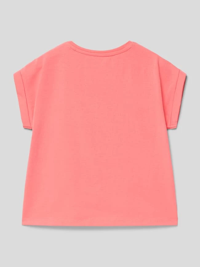 Guess T-Shirt Mit Label-Detail - Pink 5 Guess T-Shirt Mit Label-Detail - Pink – Bild 3