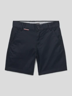 Tommy Hilfiger Kids Bermudas Mit Französischen Eingrifftaschen - Marineblau