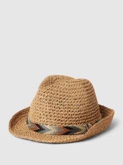 Chillouts Strohhut Mit Label-Detail Modell 'Medellin' - Beige