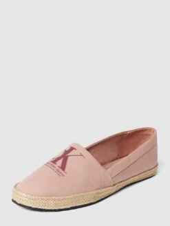 Calvin Klein Jeans Espadrilles Mit Label-Detail Modell 'MONO' - Hellrosa
