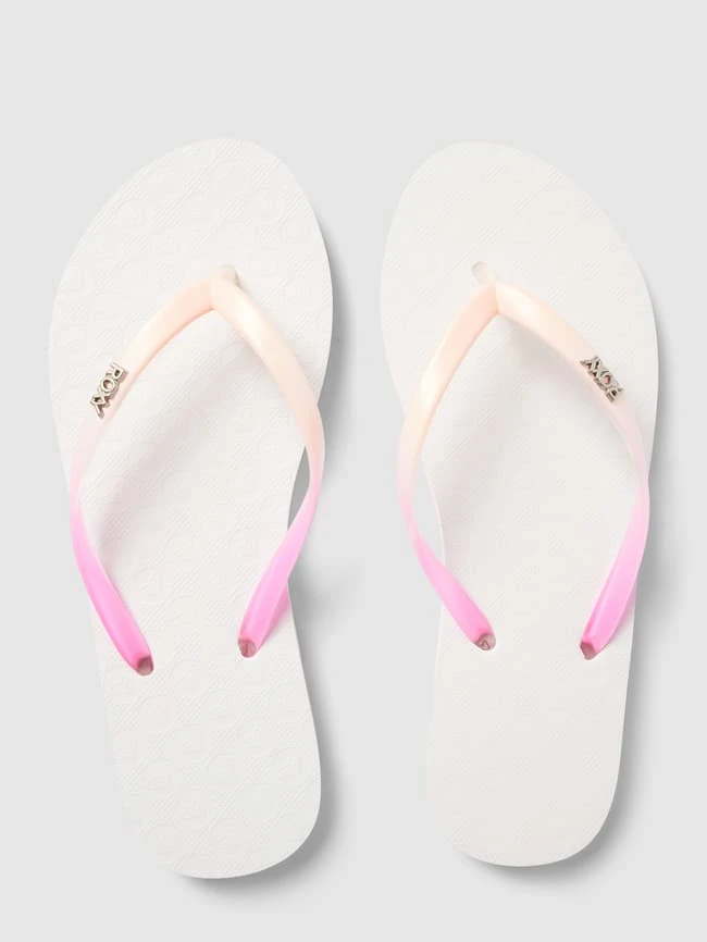 Roxy Zehentrenner Mit Label-Detail Modell 'VIVA GRADIENT' - Weiß 5 Roxy Zehentrenner Mit Label-Detail Modell 'VIVA GRADIENT' - Weiß – Bild 3