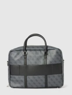 Guess Bowling Bag Mit Allover-Logo Modell 'VEZZOLA SMART WORK BAG' - Schwarz -Guesi Bekleidung Geschaft a58kkli78h34cihm8kpk6kib8l4kqhho6p954gah8spl2l25a50jcc9g9cq3iii88p5kme219l0j2li998o36cpj64o6ccr4cgq36p9kcco34o9lcgp3gp1o60o36cj2cgo38oo