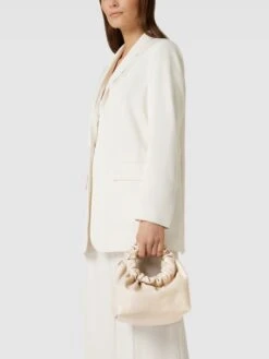 Seidenfelt Umhängetasche Mit Raffungen Modell 'NORVIKK' - Beige