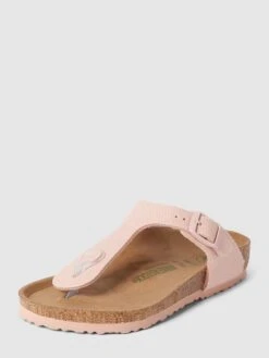 Birkenstock Zehentrenner Mit Label-Detail Modell 'Gizeh' - Rosé