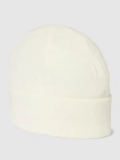 MCNEAL Beanie Mit Breitem Umschlag - Offwhite
