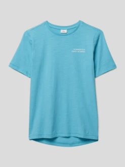 S.Oliver RED LABEL T-Shirt Mit Motiv-Print - Helltürkis