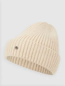 Loevenich Mütze Mit Rippenstruktur - Beige