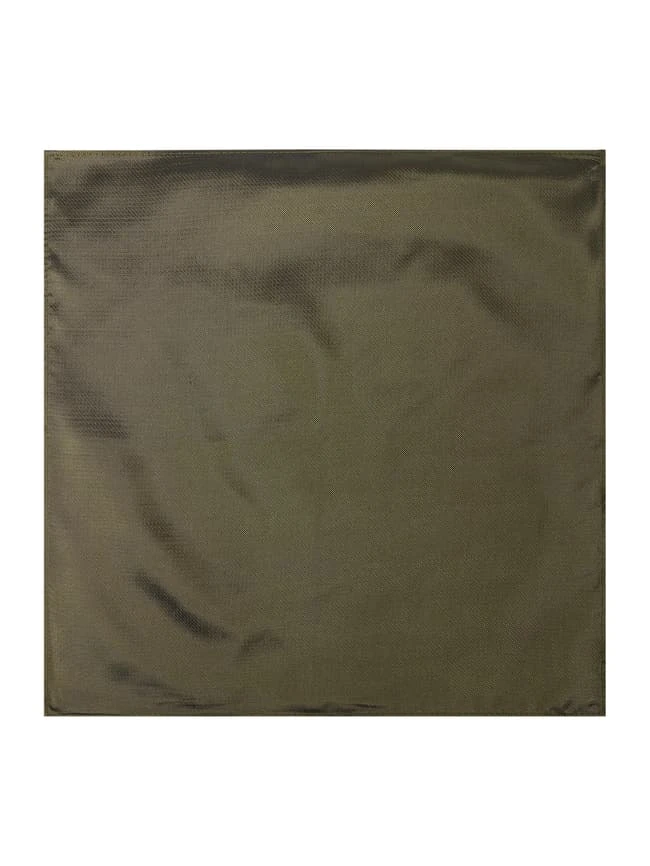 Blick Einstecktuch Aus Seide - Olivgrün 4 Blick Einstecktuch Aus Seide - Olivgrün – Bild 2