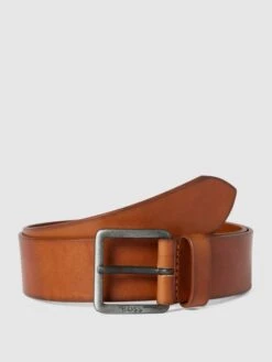 BOSS Ledergürtel Mit Dornschließe - Mittelbraun