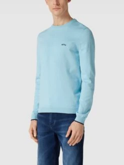 BOSS Green Strickpullover Mit Label-Detail Modell 'Rallo' - Hellblau -Guesi Bekleidung Geschaft a93k4khi64r32l1kada32haj895kmla49da44gi17534sd9g8h9ksd1g893k8ihh60oj0ii98oqj6gpk8so66pj3c9hj2cb664r64o9k61j6co9n6kp66ohm61i6adhp6oo38cg