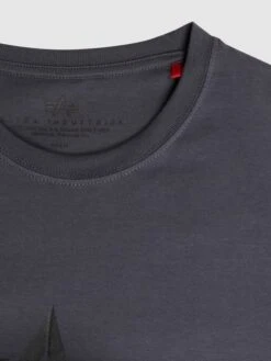 Alpha Industries T-Shirt Mit Label-Print Modell 'BASIC' - Anthrazit -Guesi Bekleidung Geschaft a93ladhp69138e1pah8l0ham6ha44gam8913acqf9ks34ha861658dqh618j0hif9goksgig94o3cc9h70o3copn68q6cp1i70s34dhkchhj2oj269hj0or36cr30dhn6kqjee0