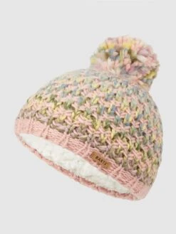 Barts Pudelmütze Im Mehrfarbigen Design Modell 'Nicole' - Rosa