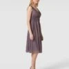TROYDEN COLLECTION Cocktailkleid In Wickel-Optik - Lila