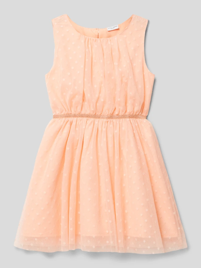 Name It Kleid Aus Tüll Mit Blickdichtem Unterkleid Modell 'VABOSS' - Apricot 3 Name It Kleid Aus Tüll Mit Blickdichtem Unterkleid Modell 'VABOSS' - Apricot