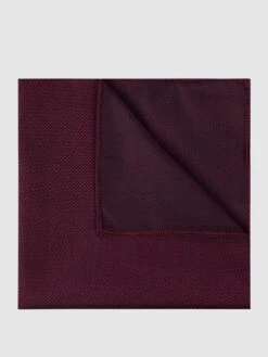 Blick Einstecktuch Aus Seide - Fuchsia