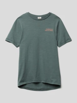 S.Oliver RED LABEL T-Shirt Mit Motiv-Print - Dunkelgrün