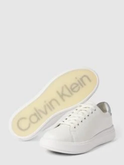 CK Calvin Klein Sneaker Mit Tonalem Besatz Modell 'RAISED' - Weiß -Guesi Bekleidung Geschaft acr4ui25890kgc9i614keghp88o4sga8acpk8hi999238gaiah554lab6l858dq56p83il1hal858j1m6ko6ae9n6ooj6ohpcdijcphkcdh62o9g6os3ac32cpi32dpgchj32co