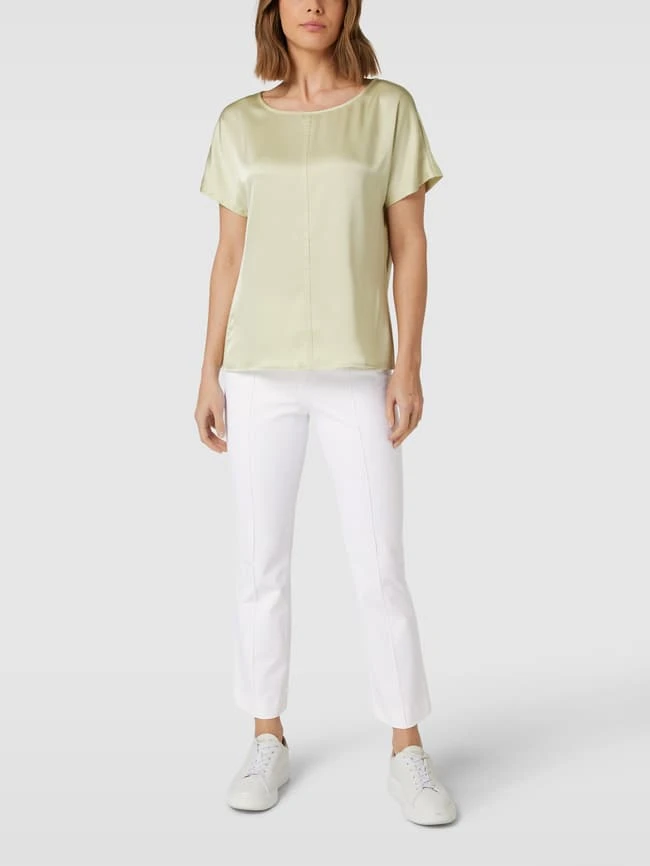 Raffaello Rossi Flared Cut Schlupfhose Mit Ziernähten Modell 'MACY' - Weiß 3 Raffaello Rossi Flared Cut Schlupfhose Mit Ziernähten Modell 'MACY' - Weiß