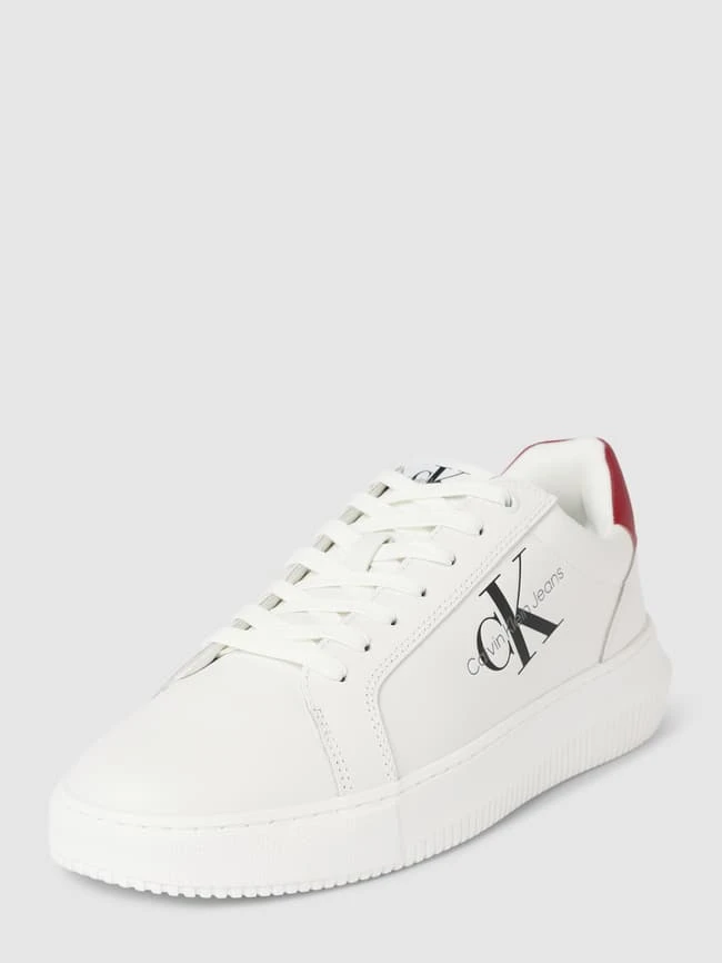Calvin Klein Jeans Sneaker Mit Label-Details - Weiß 3 Calvin Klein Jeans Sneaker Mit Label-Details - Weiß
