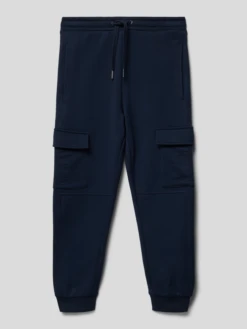 Tom Tailor Sweatpants Mit Cargotaschen - Marineblau