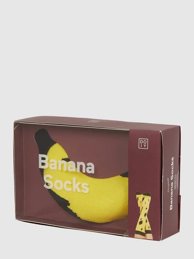 Eat My Socks Socken Mit Stretch-Anteil Modell "Banana“ - Gelb 3 Eat My Socks Socken Mit Stretch-Anteil Modell "Banana“ - Gelb