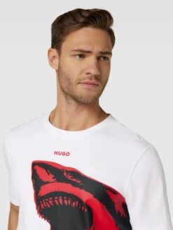 HUGO T-Shirt Mit Motiv-Print Modell 'Darmolejo' - Weiß -Guesi Bekleidung Geschaft ad83ihhma133ik9l6p84clab6p43gh299t2j4j9j70o4odpp691jak2e61852c9k8h9kul9h8krl0d9p6ko34d1hcgo3coj5cko3copk6pi34e9m75im6opk6oqj2db2c8qj0pg
