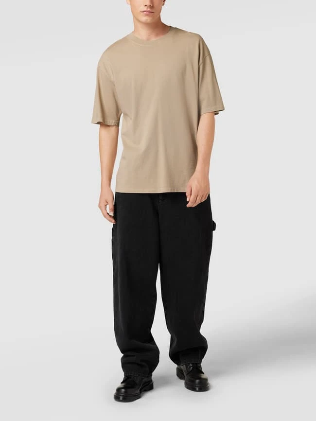 REVIEW T-Shirt Mit Unifarbenem Design - Schlamm 3 REVIEW T-Shirt Mit Unifarbenem Design - Schlamm