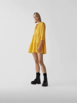 Dr. Martens Dr.Martens Schnürboots Mit Kontrastnaht - Schwarz