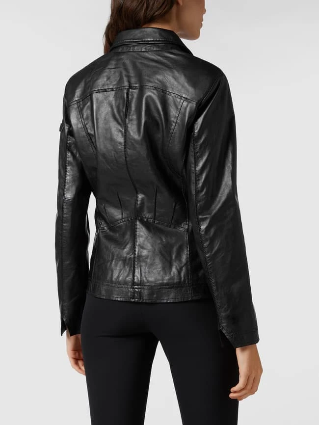 Cabrini Blazer Aus Lammnappa - Schwarz 7 Cabrini Blazer Aus Lammnappa - Schwarz – Bild 5