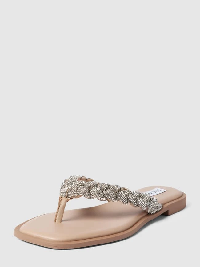 Steve Madden Zehentrenner Mit Strasssteinbesatz Modell 'AMILY' - Silber 3 Steve Madden Zehentrenner Mit Strasssteinbesatz Modell 'AMILY' - Silber