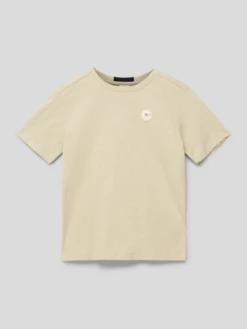 VINGINO T-Shirt Mit Label-Print - Hellgrau