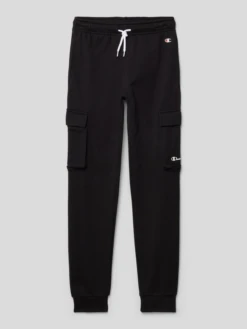 CHAMPION Sweatpants Mit Cargotaschen - Schwarz