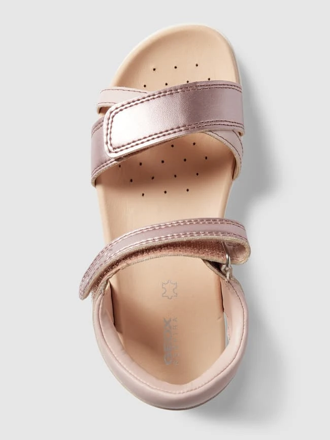 Geox Sandalen Im Metallic-Look Modell 'BOREALIS' - Rosé 5 Geox Sandalen Im Metallic-Look Modell 'BOREALIS' - Rosé – Bild 3