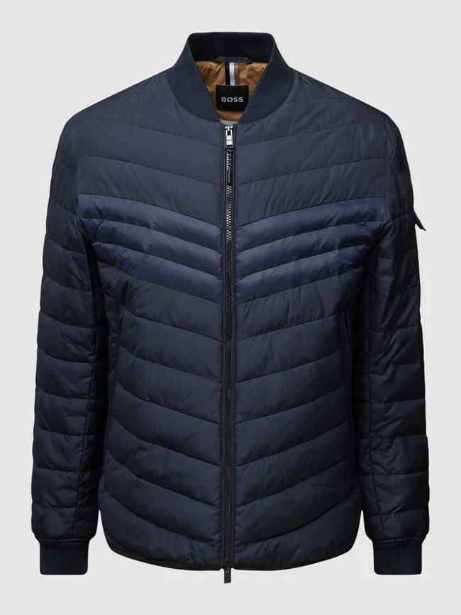 BOSS Steppjacke Mit Stehkragen Modell 'Covillo' - Blau 4 BOSS Steppjacke Mit Stehkragen Modell 'Covillo' - Blau – Bild 2