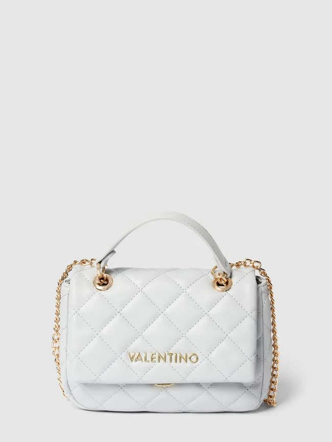 VALENTINO BAGS Handtasche Mit Steppnähten Modell 'OCARINA PATTINA' - Hellgrau 3 VALENTINO BAGS Handtasche Mit Steppnähten Modell 'OCARINA PATTINA' - Hellgrau