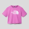 The North Face T-Shirt Mit Label-Print - Pink