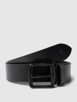 CK Calvin Klein Ledergürtel Mit Dornschließe - Schwarz