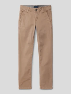 G.O.L. Hose Mit Label-Patch - Beige