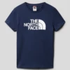 The North Face T-Shirt Mit Label-Print Modell 'EASY' - Marineblau